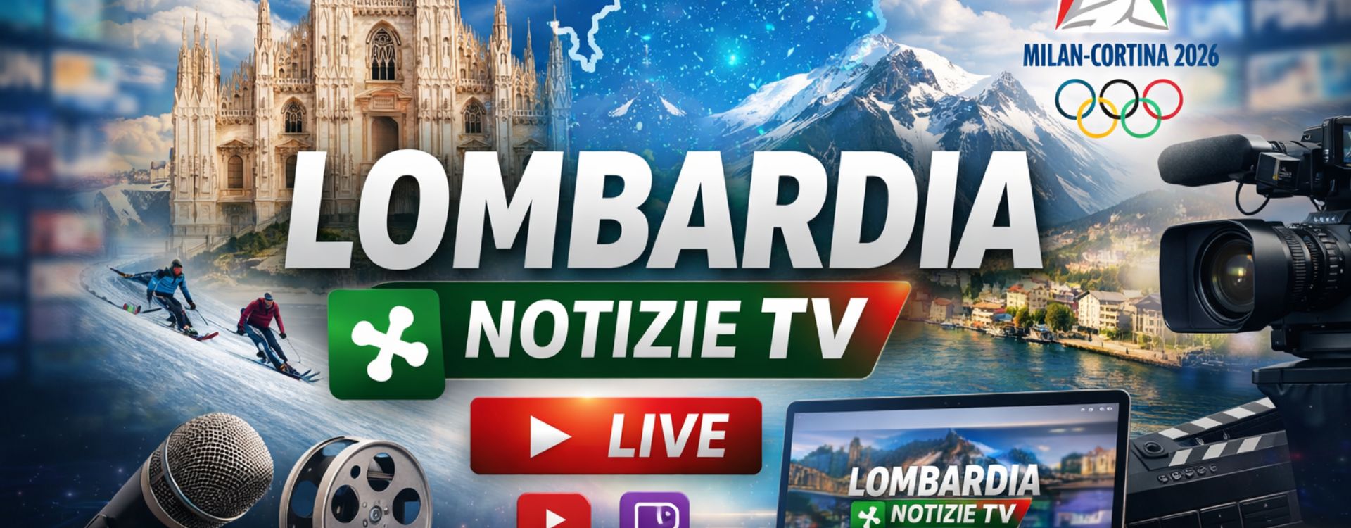 Lombardia Notizie TV: the new regional streaming TV channel
